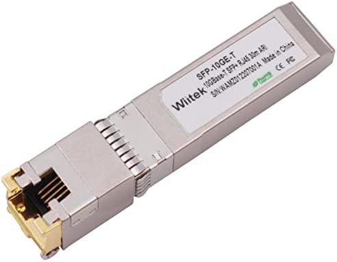 10G SFP+ to RJ45 Copper Modules, 1.25G/2.5G/5G/10GBase-T Ethernet to SFP+ Transceiver Compatible for HPE Blade System 813874-B21 HPE ProCurve & HPE Aruba(Cat 6a/7 or Better, 30-Meter)|B0B3F2JMS2