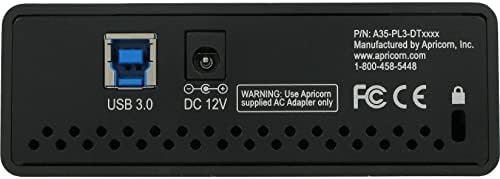 Apricorn Aegis Padlock DT 2TB USB 3.0/USB 2.0 External Hard Drive, Black|B00KADVVTQ