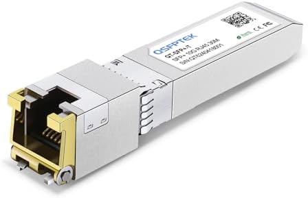 10G LR SFP+ Module, 10GBASE-LR Gigabit Ethernet Optic Transceiver, 10GbE Network MINI GBIC, SMF 1310nm 10km DDM LC Single-Mode for Cisco SFP-10G-LR, Mikrotik S-31DLC20D and Other Open Switch|B07QXP6YW5