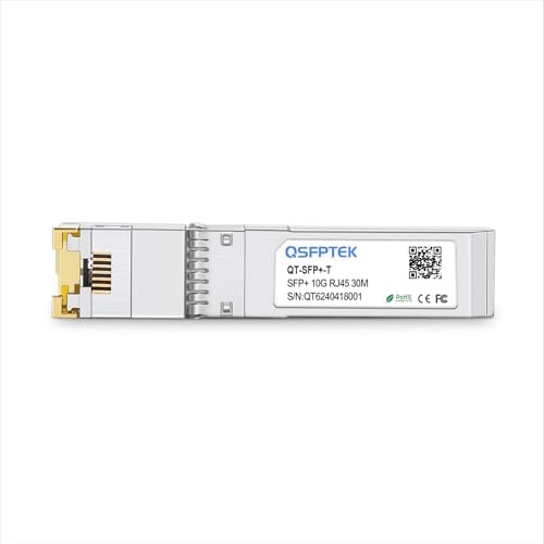 10G LR SFP+ Module, 10GBASE-LR Gigabit Ethernet Optic Transceiver, 10GbE Network MINI GBIC, SMF 1310nm 10km DDM LC Single-Mode for Cisco SFP-10G-LR, Mikrotik S-31DLC20D and Other Open Switch|B07QXP6YW5