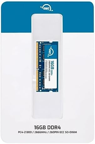 OWC 32GB (2X16GB DDR4 RAM Compatible with Synology DiskStation DS723+ and DS923+ NAS System 2666MHz PC4-21300 CL19 ECC Unbuffered SODIMM 2Rx8 1.2V Memory Upgrade