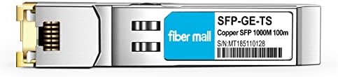 SFP to RJ45 for Dell Force10 GP-SFP2-1T Dell SFP-1G-T 310-7225 407-BBOS 1000BASE-T Mini GBIC SFP Copper RJ-45 100m Transceiver Module|B0899P9J5L
