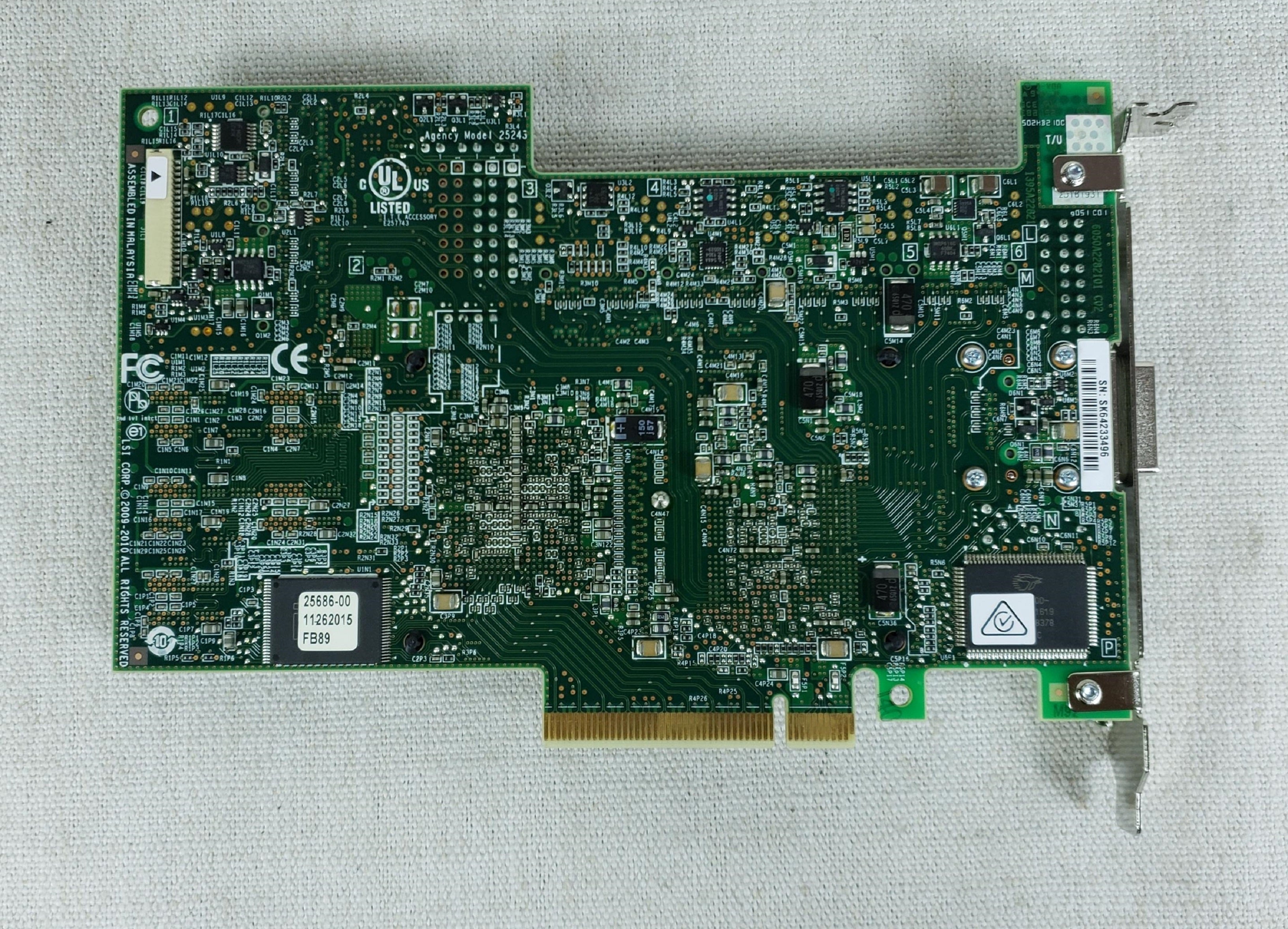 LSI MegaRAID SAS9280-16i4e SAS/SATA PCIe RAID Controller Card Full Height