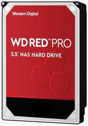 Western Digital 10TB WD Red Pro NAS Internal Hard Drive - 7200 RPM Class, SATA 6 Gb/s, CMR, 256 MB Cache, 3.5" - WD101KFBX (Old Version)|B072F422FW