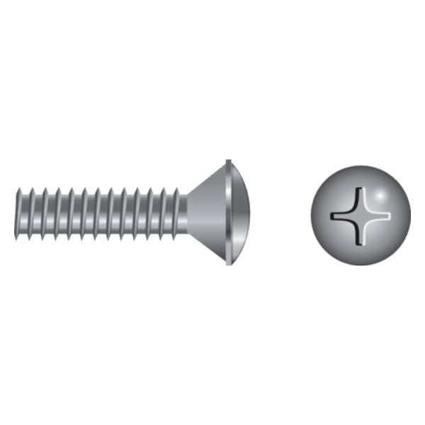 Seachoice SC3007 Phillips Machine Screw Oval Head, 10-24 x 2-1/2"