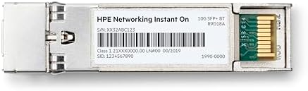 HPE Networking Instant On 10G SFP+ LC SR Transceiver for Connections Up to 300 Meters (R9D18A)|B09P1KLYWC