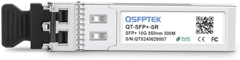 QSFPTEK 10GBASE-T SFP+ to RJ45 Module, 10Gb Copper RJ-45, Mini gbic SFP to Ethernet Network Optical Copper Transceiver Compatible with Dell GP-10GSFP-T, up to 30m|B0BX6G2CT6