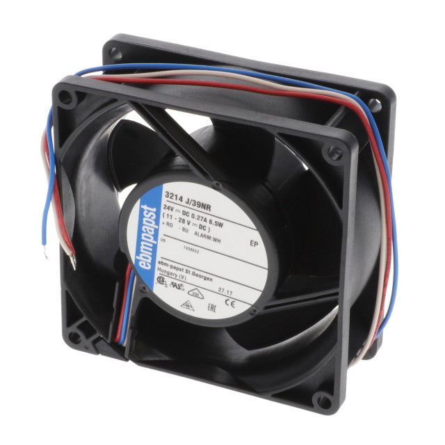 3214J/39NR EBMpapst FAN AXIAL 92X38MM 24VDC WIRE