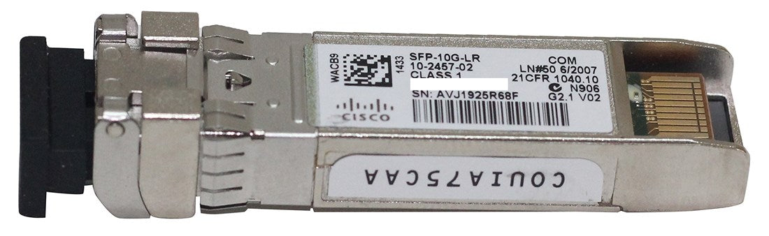 Cisco 10-2457-02 10GBase-LR SFP+ Transceiver Modules 10 Gbps