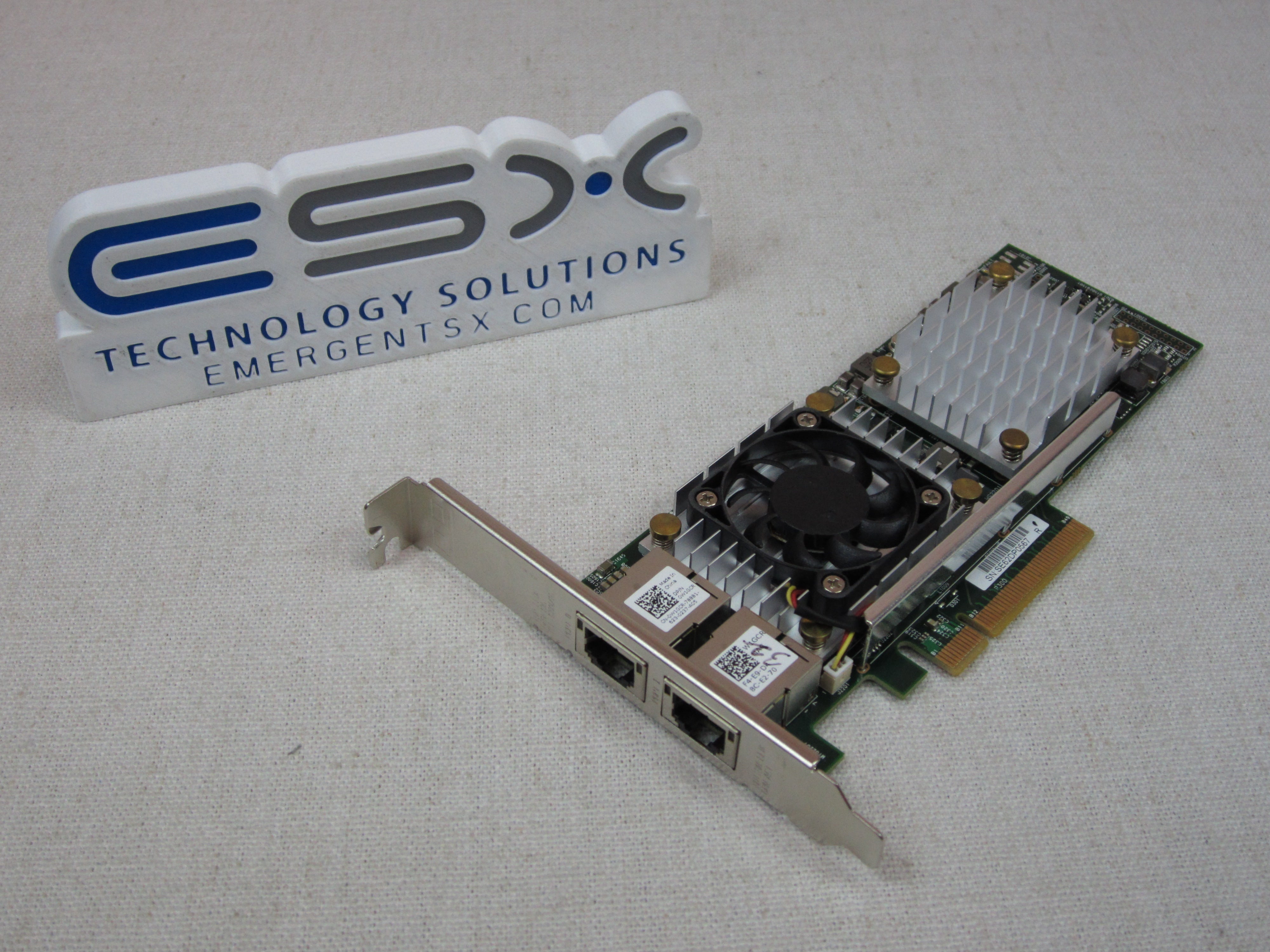 Dell W1GCR Broadcom 57810S Dual-Port 10GbE BASE-T Network Adapter Full Height