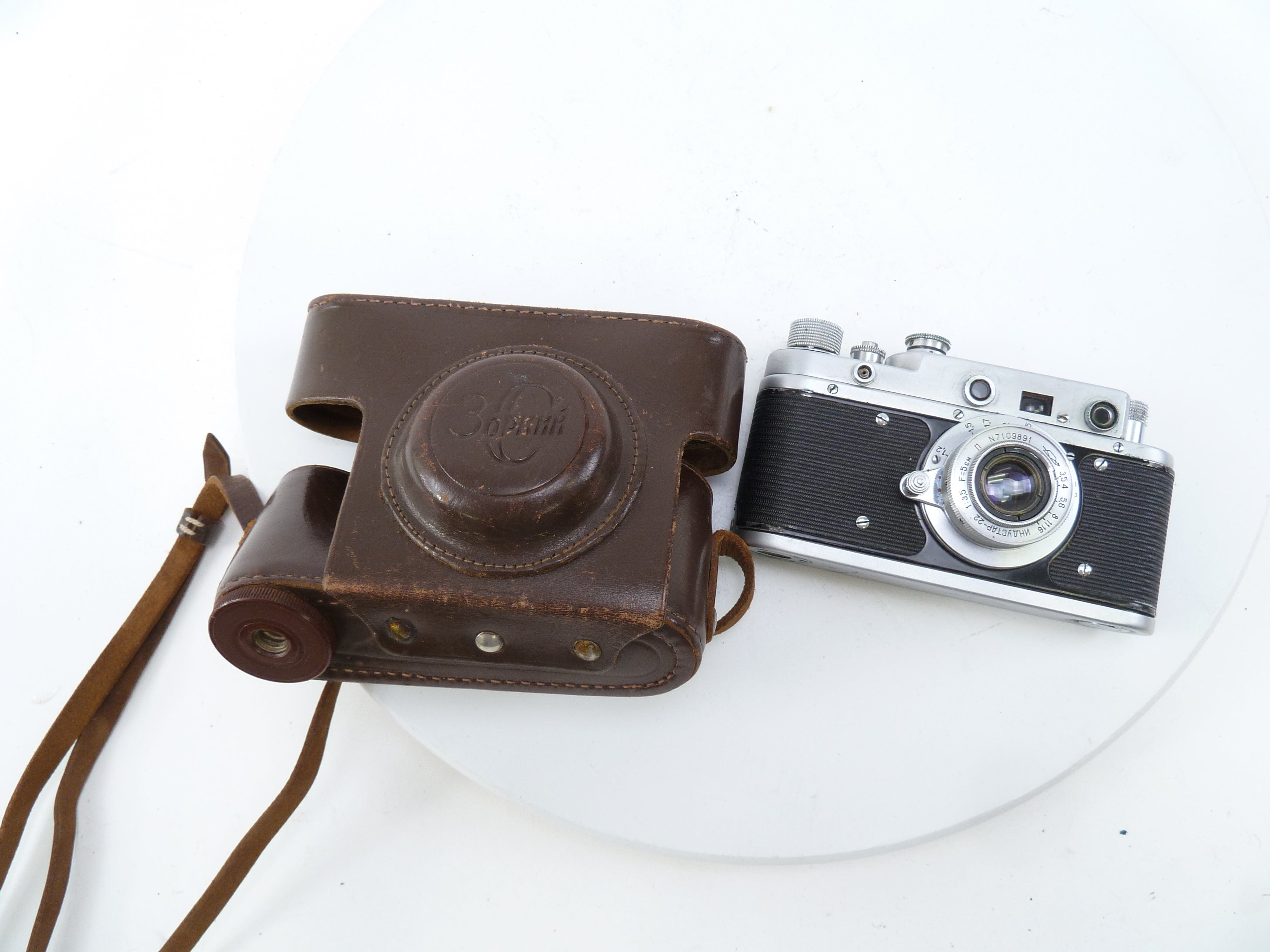 3OPKMM'C Russian 35MM Camera with 3.5cm f3.5 Lens