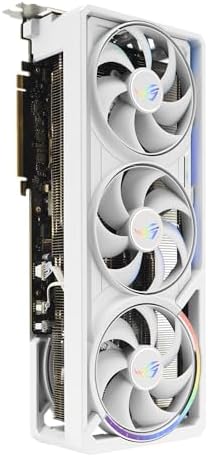 ASUS ROG Astral GeForce RTX 5090 White OC Edition Gaming Graphics Card (PCIe 5.0, 32GB GDDR7, HDMI/DP 2.1, 3.8-slot, 4fan design, Axial-tech fans, patented vapor chamber, Phase-change GPU thermal pad