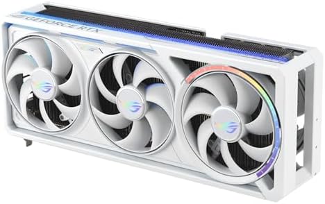 ASUS ROG Astral GeForce RTX 5090 White OC Edition Gaming Graphics Card (PCIe 5.0, 32GB GDDR7, HDMI/DP 2.1, 3.8-slot, 4fan design, Axial-tech fans, patented vapor chamber, Phase-change GPU thermal pad