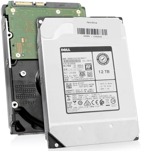 Western Digital Dell Ultrastar DC HC520 HUH721212ALE600 0F29595 12TB 7.2K RPM SATA CMR 6Gb/s 512e 256 MB Cache 3.5in Enterprise HDD (Renewed