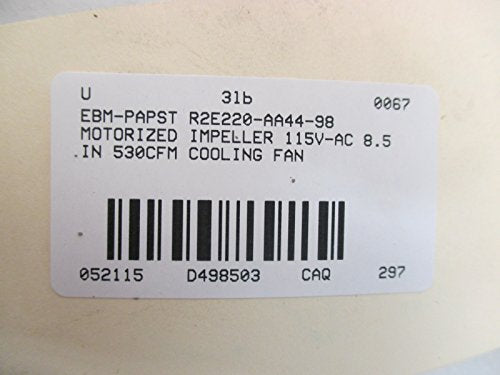 EBM-PAPST R2E220-AA44-98 115V-AC 220MM COOLING FAN D498503|B00YF8Z5GC
