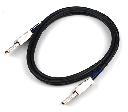 Heretom 2PCS Mini SAS26P SFF-8088 to SFF-8088 2M 6.6 feet External Cable Attached SCSI|B08P5SFWQ7
