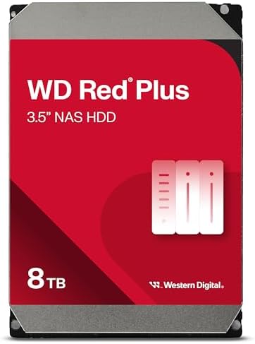 Western Digital 24TB WD Red Pro NAS Internal Hard Drive HDD - 7200 RPM, SATA 6 Gb/s, CMR, 512 MB Cache, 3.5" -WD241KFGX|B0DZY2TN8T
