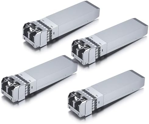 10Gtek 10GBase-LR SFP+ Transceiver, 10G 1310nm SMF SingleMode Fiber Optic Module, 10km, for Cisco SFP-10G-LR, Meraki MA-SFP-10GB-LR, Ubiquiti UniFi UF-SM-10G, Fortinet, Mikrotik, Netgear, Pack of 2|B08BP4M8LV