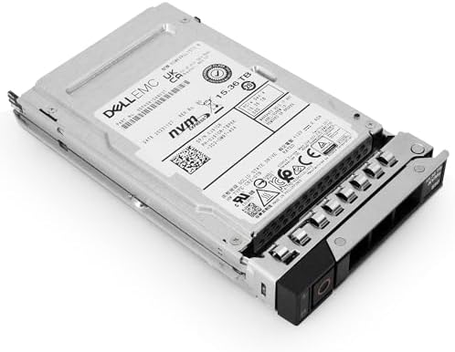 Dell 15.36TB PCIe Gen 4.0 x4 8GB/s U.3 NVMe 3D TLC 2.5in Enterprise PowerEdge Read-Intensive SSD for: R440 R750 R860 R450 T560 T40 R250 R740 R640 T550 R540 R840 R650XS R550 R940 R650 R660 T36Y2 G16