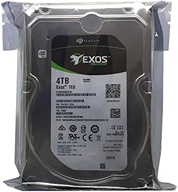 Seagate Exos 7E8 4TB 512n SATA 128MB Cache 3.5-Inch Enterprise Hard Drive - Frustration Free Packaging (ST4000NM0035 (Certified Refurbished