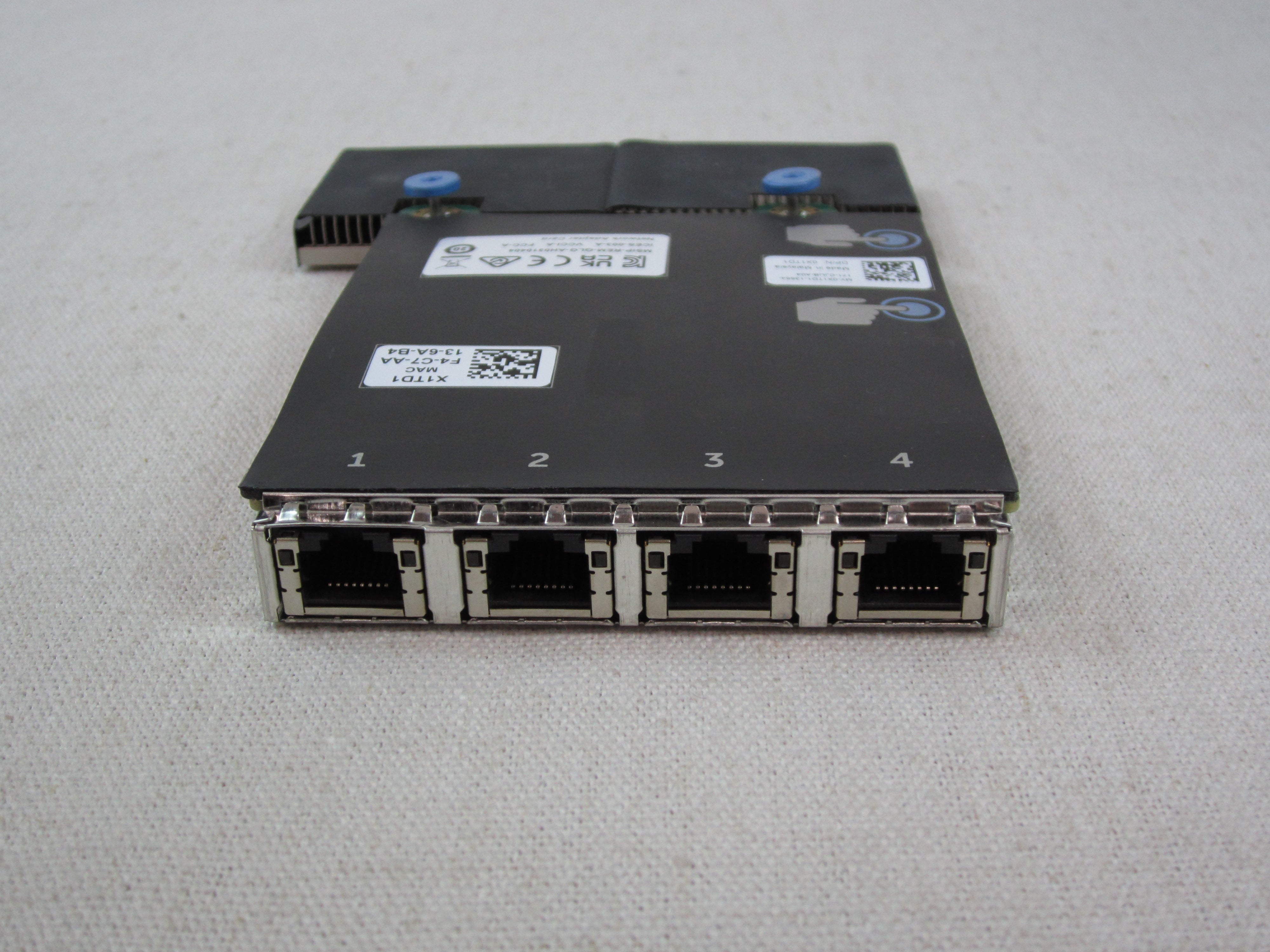 Dell X1TD1 QLogic QL41164 Quad-Port 10GBASE-T Network Daughter Card