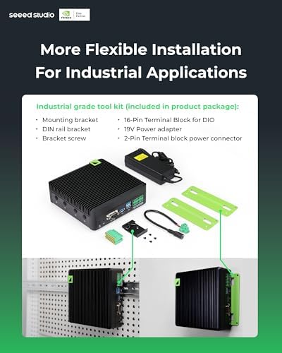 reComputer J4011-Edge AI Device with NVIDIA Jetson Orin™ NX 8GB Module, 4xUSB 3.2, M.2 Key E & Key M Slot, Aluminum case, Pre-Installed Jetpack System with NVIDIA Jetpack™ on 128GB NVMe SSD