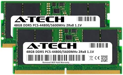 32GB DDR5 4800MHz PC5-38400 CL40 SODIMM 2Rx8 Dual Rank 1.1V Non-ECC Unbuffered SO-DIMM 262-Pin Laptop Computer RAM Memory Upgrade Module