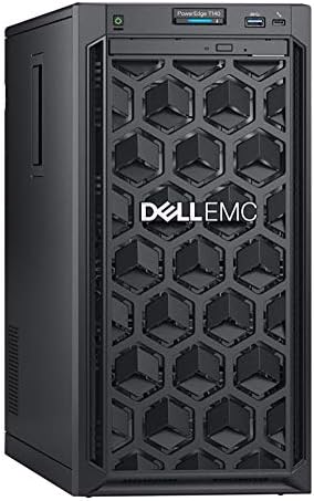 Dell PowerEdge T140 Mini Tower Server with Intel Xeon 3.3GHz CPU, 64GB DDR4 RAM, 16TB HDD Storage, RAID, Windows 2019 (Renewed