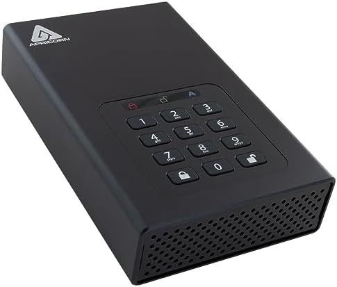 Apricorn 2TB Aegis Padlock DT 256-Bit Encrypted USB 3.0 Hard Drive (ADT-3PL256-2000)|B006U6LYMG