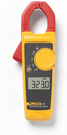 Fluke 117/323 Kit Multimeter and Clamp Meter Combo Kit For Residential And Commercial Electricians, AC/DC Voltage, AC Current 400 A, Includes Test Leads, TPAK And Carrying Case