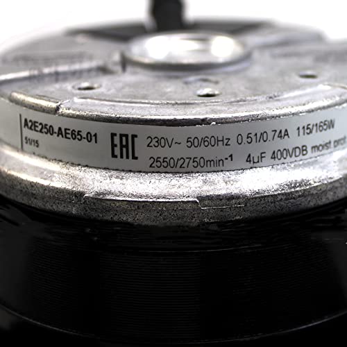 A2E250-AE65-01 AC230V 0.51/0.74A 115/165W 25040 4-Wire 250x250x40mm 25cm Inverter Cooling Fan