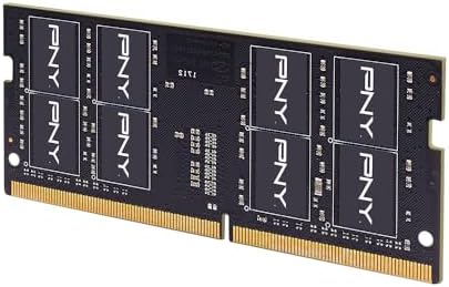 PNY Performance 32GB (2x16GB DDR4 DRAM 3200MHz (PC4-25600 CL22 (Compatible with 2933MHz, 2666MHz, 2400MHz or 2133MHz 1.2V Notebook/Laptop (SODIMM Computer Memory Kit – MN32GK2D43200-TB