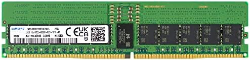 Samsung 32GB DDR5 4800MHz PC5-38400 ECC RDIMM 1Rx4 (EC8 10x4) Single Rank 1.1V Registered DIMM 288-Pin Server RAM Memory M321R4GA0BB0-CQK|B0C35566S9