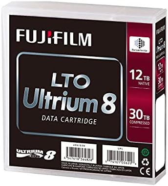 FujiFilm 16551221 LTO8 Ultrium 12TB Storage Tape with Case|B0868TMNMF