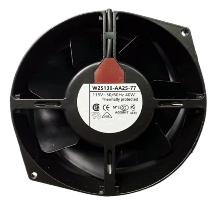 1 PCS W2S130-AA25-77 115V 40W 150×55MM 2-Wire High Temperature Resistant Fan