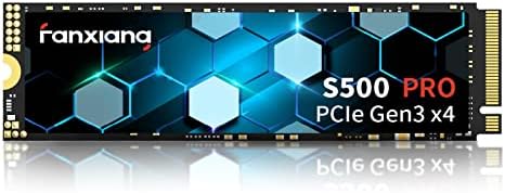 S500 Pro 512GB NVMe SSD M.2 PCIe Gen3x4 2280 Internal Solid State Drive, SLC Cache 3D NAND TLC, Up to 3200MB/s, Compatible with Laptop and PC Desktops(Black