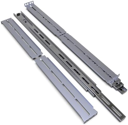 Rackmount Sliding Rails - Kit for 2U-8U Chassis (Adjustable 18" to 25" Depth) 2 or 4 Post Mount Sliders for Server Case (Compatible with Any Standard Rack, Cabinet, Computer Enclosure) Tupavco TP1821|B0B8MBP52K