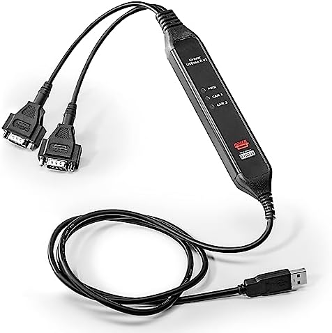 Kvaser USBcan R v2 IP65 Protection Rated, 2-Channel USB-CAN Interface