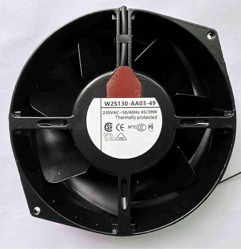 W2S130-AA03-49 Fan W2S130-AA03-49 AC230V 45/39W 150×55mm High Temperature Resistant Fan|B0GB6XK5QQ