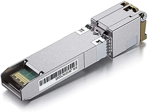 10GTEK 1.25G SFP 1000Base-SX, 850nm MMF, up to 550 Meters, Compatible with HP ProCurve J4858C J4858B J4858A HPE Aruba J4858D|B07FMMX2N9