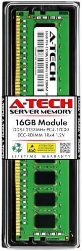A-Tech 64GB Kit (2x32GB DDR4 2400MHz PC4-19200 ECC RDIMM 2Rx4 Dual Rank 1.2V ECC Registered DIMM 288-Pin Server & Workstation RAM Memory Upgrade Modules (A-Tech Enterprise Series