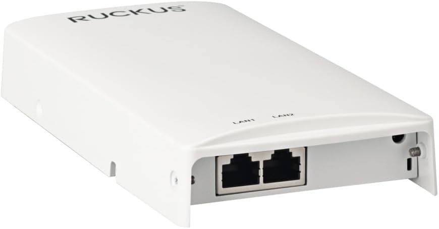Ruckus H350 in-Wall Wi-Fi 6 Access Point, Dual-Band 2x2:2 MU-MIMO, Gigabit Ethernet 3-Port PoE, Indoor AP Model 9U1-H350-US00, Cloud Care Pre-Configured Bundle Eligible