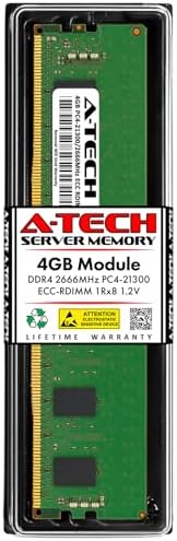 A-Tech 64GB Kit (2x32GB DDR4 2133MHz PC4-17000 ECC RDIMM 2Rx4 Dual Rank 1.2V ECC Registered DIMM 288-Pin Server & Workstation RAM Memory Upgrade Modules (A-Tech Enterprise Series
