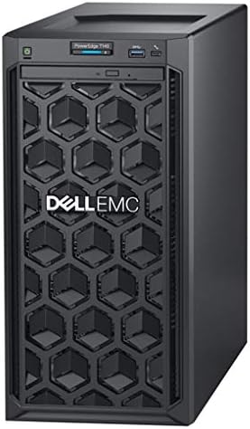 Dell PowerEdge T140 Mini Tower Server with Intel Xeon 3.3GHz CPU, 64GB DDR4 RAM, 16TB HDD Storage, RAID, Windows 2019 (Renewed