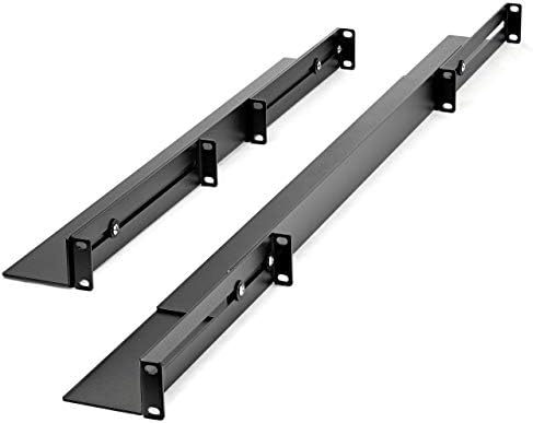 StarTech.com 1U 19 inch Server Rack Rails - 24-36 inch Adjustable Depth - Universal 4 Post Rack Mount Rails - Network Equipment/Server/UPS Mounting Rail Kit HPE ProLiant Dell PowerEdge (UNIRAILS1UB)|B083N35SCZ