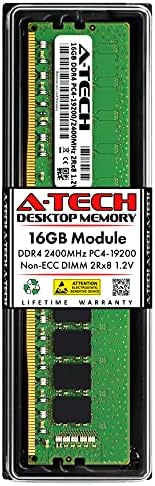 A-Tech 32GB (2x16GB DDR4 2400 MHz UDIMM PC4-19200 (PC4-2400T CL17 DIMM 2Rx8 Non-ECC Desktop RAM Memory Modules