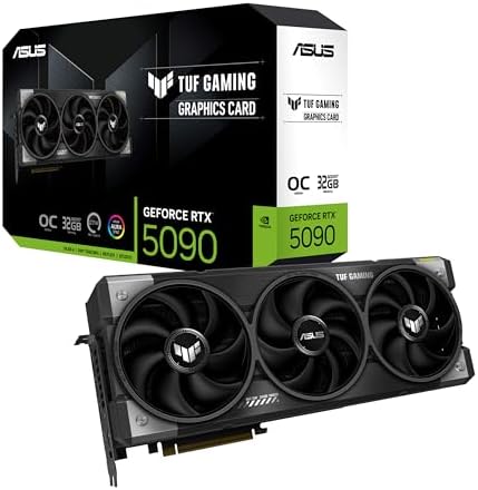 ASUS ROG Astral GeForce RTX 5090 White OC Edition Gaming Graphics Card (PCIe 5.0, 32GB GDDR7, HDMI/DP 2.1, 3.8-slot, 4fan design, Axial-tech fans, patented vapor chamber, Phase-change GPU thermal pad