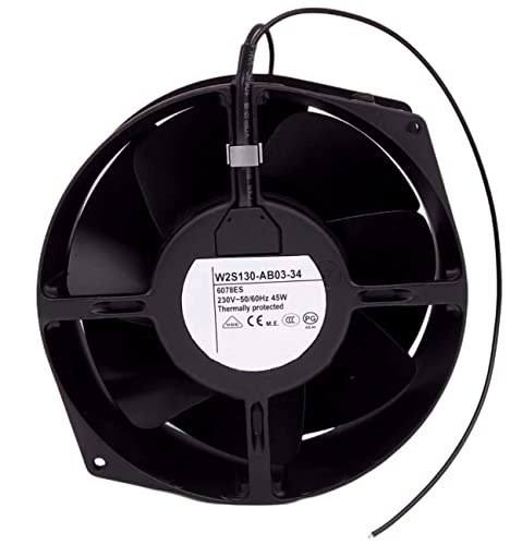 230V W2S130-AB03-34 0.3A 45W 170x150x55MM 2800/3250RPM 2-Wire Cooling Fan for Radiator, Transmission Coolers|B0C53S2L3F