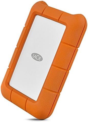 LaCie Rugged Thunderbolt USB-C 4TB External Hard Drive Portable HDD – USB 3.0 compatible, Drop Shock Dust Water Resistant, Mac and PC Computer Desktop Workstation Laptop, 1 Mo Adobe CC (STFS4000800)|B0718XFV2M