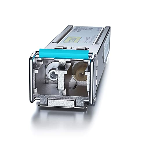 10GTEK 1.25G SFP-T, 1000BASE-T Copper SFP, SFP to RJ45 SFP Module Transceiver for Cisco SFP-GE-T, Meraki, Fortinet, Ubiquiti UniFi UF-RJ45-1G, D-Link, Supermicro, Netgear, TP-Link and More|B00U77IJ2M